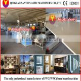 CE certified Automatic wpc/pvc plastic recycled construction/door/floor/furniture/advertising crust foam sheet machine