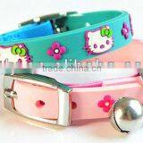 hello kitty cat collar no-toxic saft cat collars fluorescent cat collar,personalized cat collar,cat design,unique cat collar