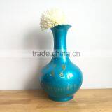 High Quality Home Decor Ceramic Green Vase thumbnail-2