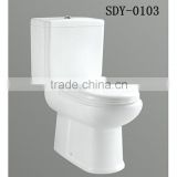 wholesale low price bathroom wc toilet ceramic two piece washdown toilet