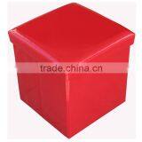 Shoe Storage Ottoman pu Stool thumbnail-1