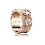 Fashion gold ring diamond rings wedding ring bridal jewelry OSFR0018