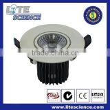 12W 1000lm Original Sharp COB LED dowlight with 5 Years warranty with Rubycon Capacitor