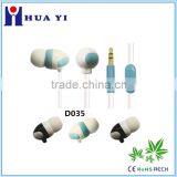 High Performance New Mode Oem Design Promotion Flat Cable Earphone thumbnail-1