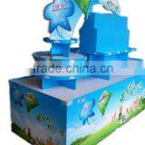 Corrugated Cardboard Pallet Display Whole/retail Sales for Supermarket Fashion Shop Sales Advertising thumbnail-1