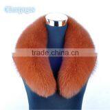 Big Genuine Detachable Fox Fur Shawl Collar for Women Down Coat thumbnail-1