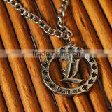 Cosplay Death Note Unisex L Shape Necklace Pendant Punk Style thumbnail-1