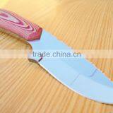 440-C BLADE CLASSIFIED/BRILLIANT MICARTA HANDLE, HANDMADE FIGHTING/HUNTING KNIFE thumbnail-1