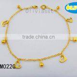 Olivia Jewelry 2016 Fashion Vintage Charm Women Gold Heart Anklets thumbnail-1