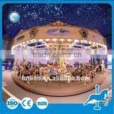 Europen Luxurious Carousel Rides! Amusement Park Fiberglass 72 Seats Carousel Rides thumbnail-3
