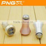 2015 New Arrival Mobile Phone Portable Universal Mini Metal Dual Usb Car Charger thumbnail-3