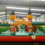 Exciting Beautiful Kids Playing Inflatable Castle thumbnail-2