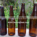 Logo Printed Customized Glass Beer Bottle thumbnail-1