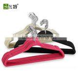 Factory wholesale black velvet suit hangers