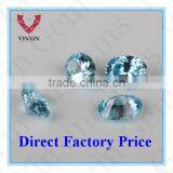 Aquamarine Round Brilliant Cut High Quality 5A Gemstone thumbnail-3