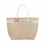 wholesale custom fashion stylish jute wholesale shopping bag