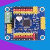 16-way Steering Gear Control Panel DC Stepper Motor Serial Port Bluetooth Wireless IIC Host Computer Module Wireless thumbnail-2