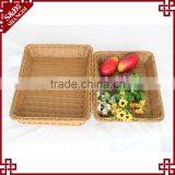 Woven Bread Basket / Plastic Food Basket thumbnail-5