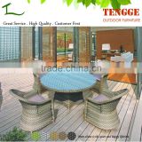 YH-820 Special series 4 people wicker rattan chair and table set
