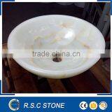 Round Shape Onyx Bathroom Sink and Basin thumbnail-1