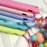 2016 New Arrival Macaron Minimalist Style TPU Protective Phone Case With Rope for Iphone 5 6 Plus thumbnail-3