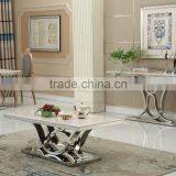 High End Stainless Steel Dinning Table Dinning Room Set Furniture AH1282 thumbnail-2