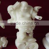 Hand Carved Home Decoration Small Marble Stone Buddha Statue thumbnail-4