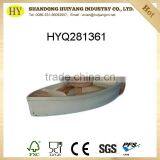 FSC Unfinished Wooden Craft Boat Decoration Wholesale thumbnail-1