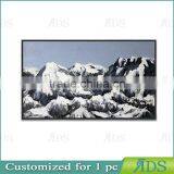 Framed Handmade Winter Landscape Painting for Home Decoration thumbnail-2
