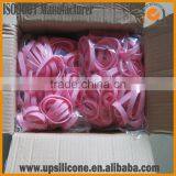 Breast Cancer Silicone Bracelets , Breast Cancer Awareness Promotional Gift Silicone Bracelet Wholesale thumbnail-6