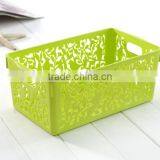 Plastic Household Storage Basket With Handle thumbnail-3