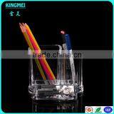 Crystal Clear Acrylic Desktop Pen Pot & Pen Holders & Storage Box thumbnail-4