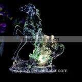 LED Lighted Plastic Clear Neighing Horse Indoor Decoration thumbnail-2