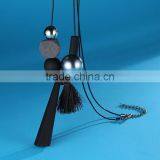 Geometric Beads Strip Pendant Necklace Tassel Long Sweater Necklace Autumn Winter Geometric Garment Necklace thumbnail-3