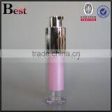 10ml 15ml Pink Cylindrical Shape Airless Cosmetic Pump Bottle High Quality Plastic Pump Bottle Hot Sale thumbnail-4