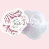 Plum Shaped Plastic Strainer With Tray & Cover thumbnail-3
