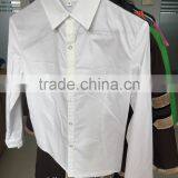 100% Cotton Flight Attendants Whits Shirts Uniform Shirts Office Classical Long Sleeve Shirts thumbnail-2