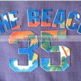 New Design Number Flock Heat Transfer for T-shirt