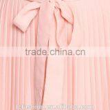 Chiffon Pleated Belt at Front Latest Model Full Skirt Ladies thumbnail-5