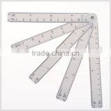 Kearing Fan-Shape Metal Scale Ruler Including 5 Pieces Strainght Rulers For Engineer#8500-5 thumbnail-3