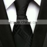 HDYF-28 Black Floral Woven Men's Neck Tie thumbnail-1