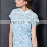 2016 Best Selling High Quality Ladies Lady Lace Tops Latest Design thumbnail-3
