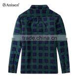 Chinese Supplier Custom Design Men Fleece Plaids Jacket thumbnail-2