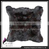 CX-D-107C China Wholesale Decorative Fox Fur Cushion Covers thumbnail-1