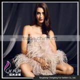 CX-D-106 Decorative Sofa Ostrich Fur Cushion Cover thumbnail-4