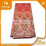 2017 Hot Wedding Dress Lace Indian Raw Silk George Lace Fabric GP0060 thumbnail-3