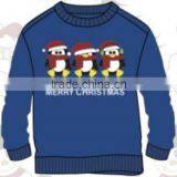 Unisex Knitted Christmas Sweaters Christmas Jumpers Ugly Sweaters Pull Over Jumper(BKN0623) thumbnail-1