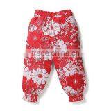 Hot Sale Breathable 100% Cotton Baby Harem Pants and Palazzo Clothes For Kids Wear thumbnail-2