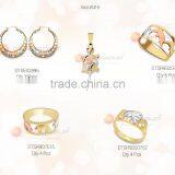 Some Very Exclusive Combo Three Tone Plated Jewelry of 236 Pieces For USD $ 250 With FREE SHIPPING thumbnail-2