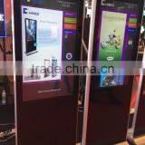 2015 Hot Sell Slim hd Touch Screen All in One Rs232 Intel i3 i5 Innolux Touch Kiosk Totem